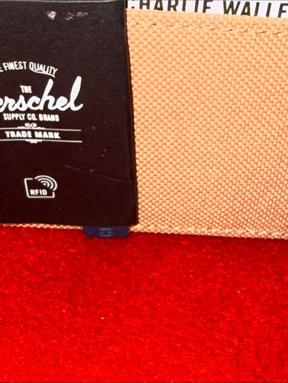 Herschel Supply Company Charlie Peach Card & Holder Wallet